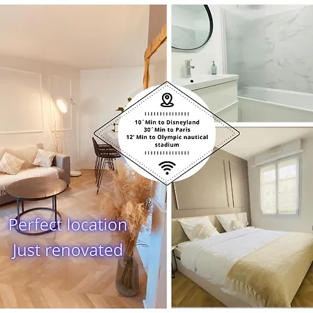 Top Location 10 Min Disneyland Apartamento Bussy-Saint-Georges